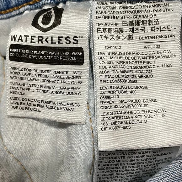 Levi’s 514 Straight Fit Men’s Medium Wash Denim Jeans W36 L30 - Picture 7 of 14